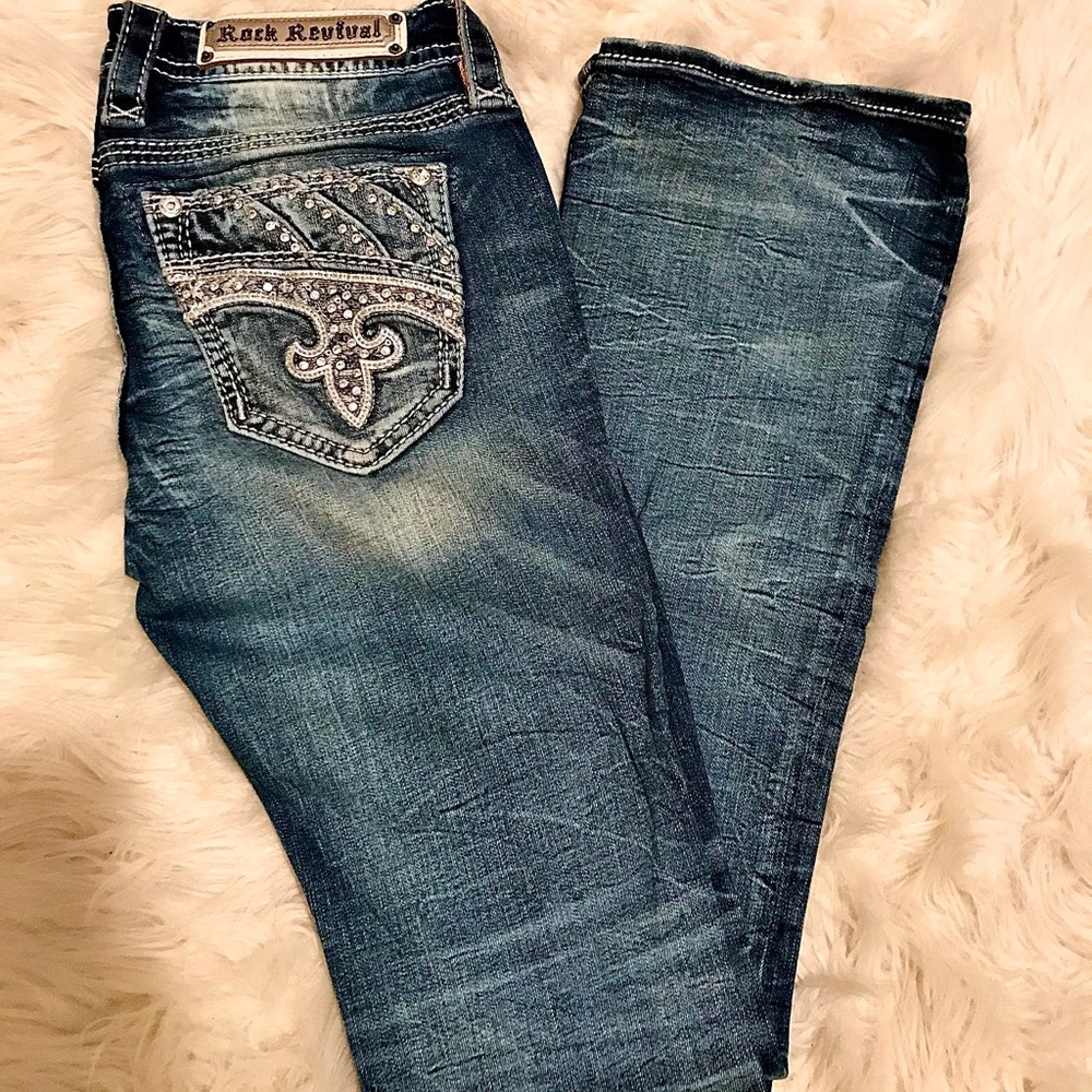 Rock Revival Fenna jeans size 27 inseam 32